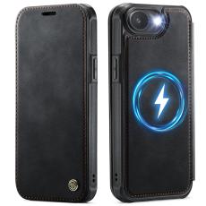 CASEME iPhone 16e/17e Skal RFID Pl&aring;nbok Svart