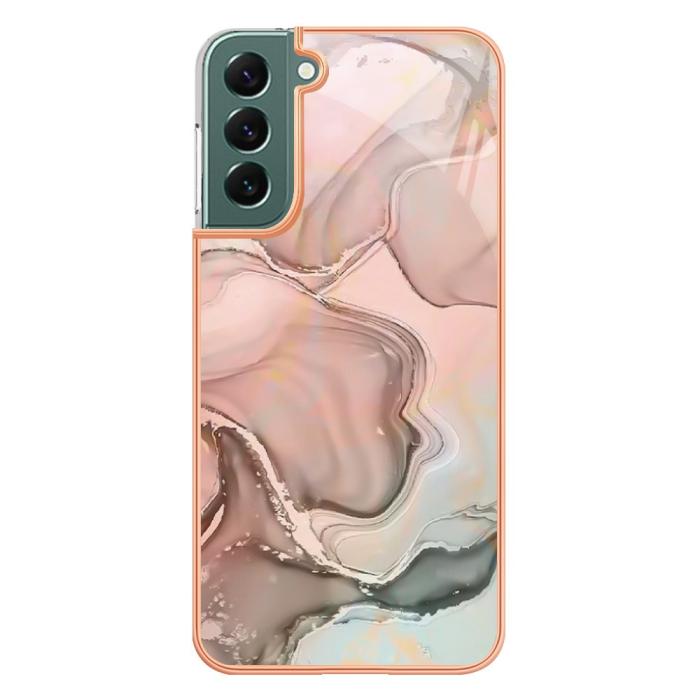 Bild 2, Samsung Galaxy S23 Plus Skal Marmor TPU Rosa