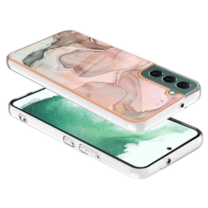 Bild 3, Samsung Galaxy S23 Plus Skal Marmor TPU Rosa