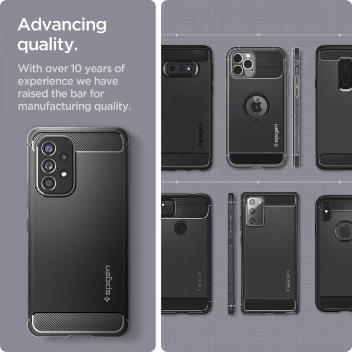Bild 5, Spigen Samsung Galaxy A53 5G Skal Rugged Armor Matt Svart