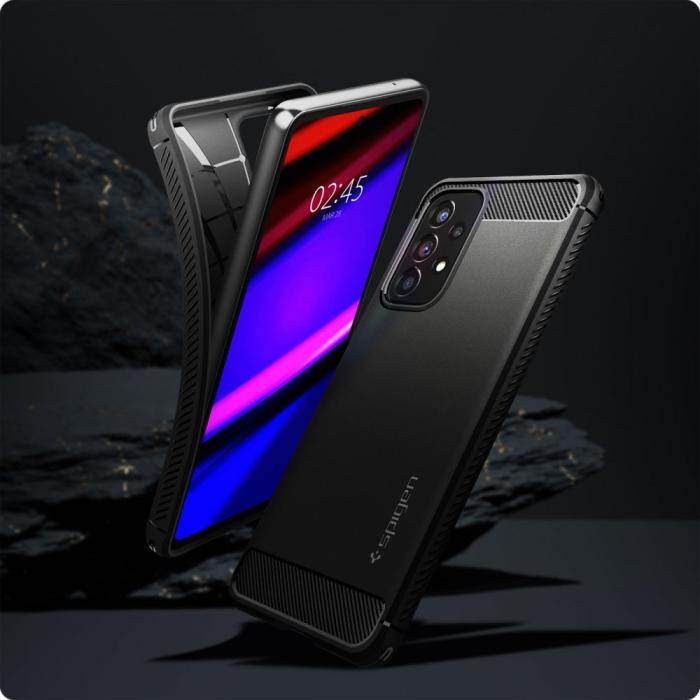 Bild 6, Spigen Samsung Galaxy A53 5G Skal Rugged Armor Matt Svart