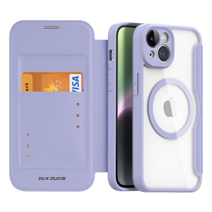 Bild 2, DUX DUCIS iPhone 14 Fodral MagSafe Skin X Pro Lila