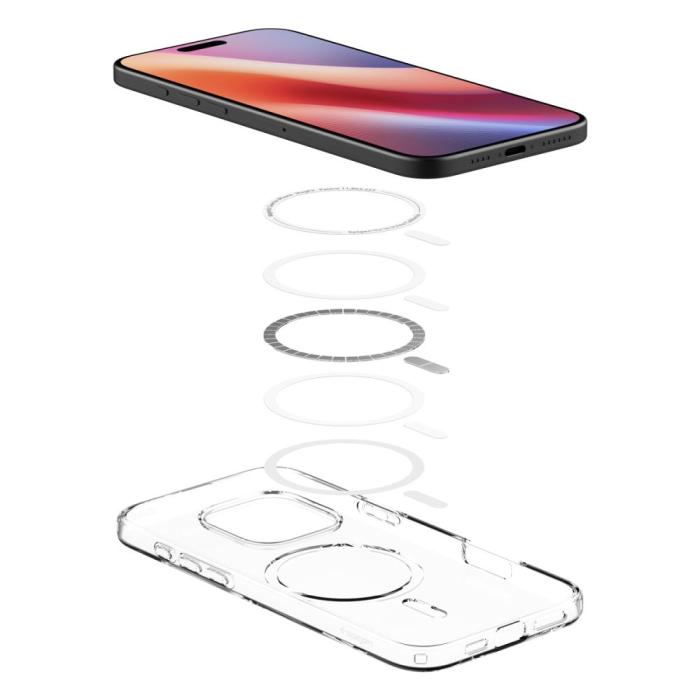 Bild 6, Spigen iPhone 16 Pro Skal MagSafe Liquid Crystal Clear