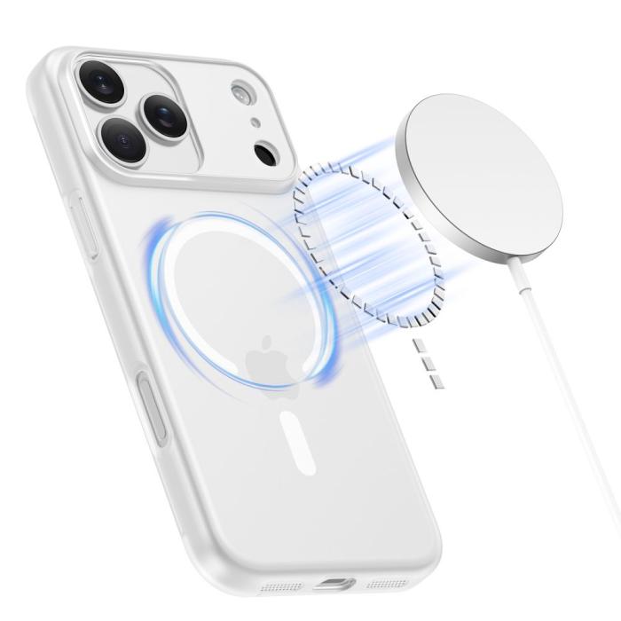 Bild 2, Tech-Protect iPhone 17 Pro Max Skal MagSafe MagSlim Matt Vit