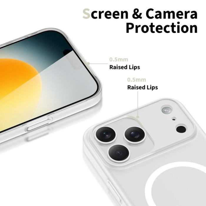 Bild 3, Tech-Protect iPhone 17 Pro Max Skal MagSafe MagSlim Matt Vit