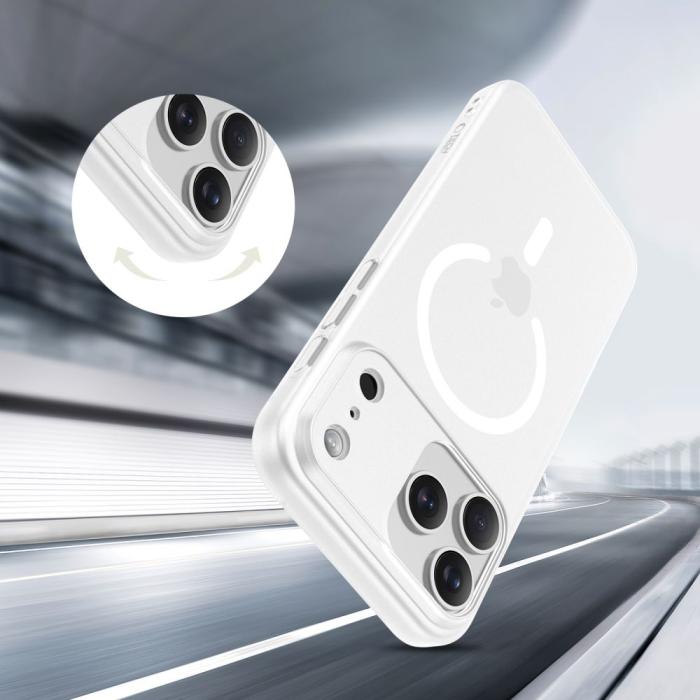 Bild 5, Tech-Protect iPhone 17 Pro Max Skal MagSafe MagSlim Matt Vit