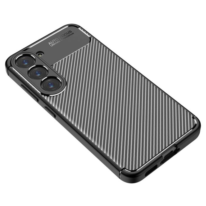 Bild 4, Samsung Galaxy S23 Plus Skal Kolfiber Textur Svart