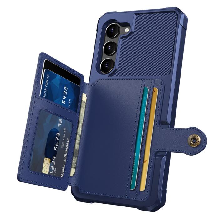 Bild 3, Samsung Galaxy S23 Skal Med Magnetisk Plånbok Blå