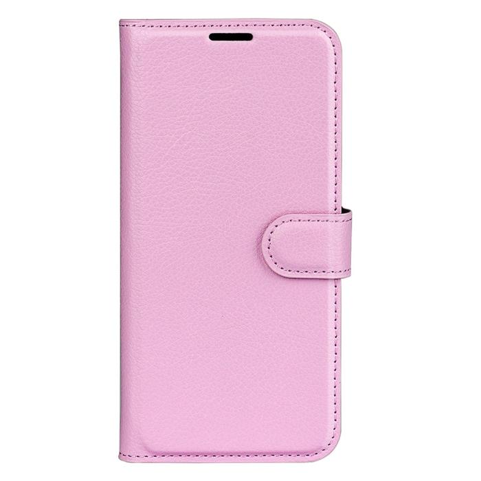Bild 5, Honor Magic7 Pro Fodral Litchi Läder Ljus Rosa