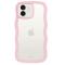 holdit iPhone 12/12 Pro Skal Wavy Pink Transparent