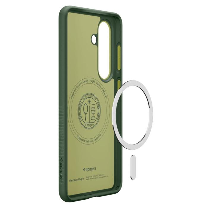 Bild 5, Spigen Galaxy S26 Skal MagSafe Nano Pop Avo Green
