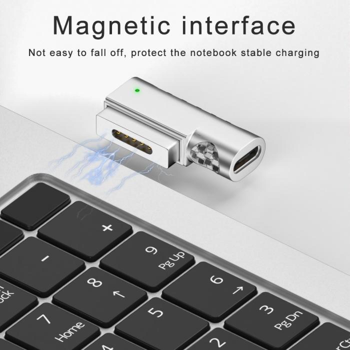 Bild 2, MacBook MagSafe 1 till USB-C Adapter Snabbladdning