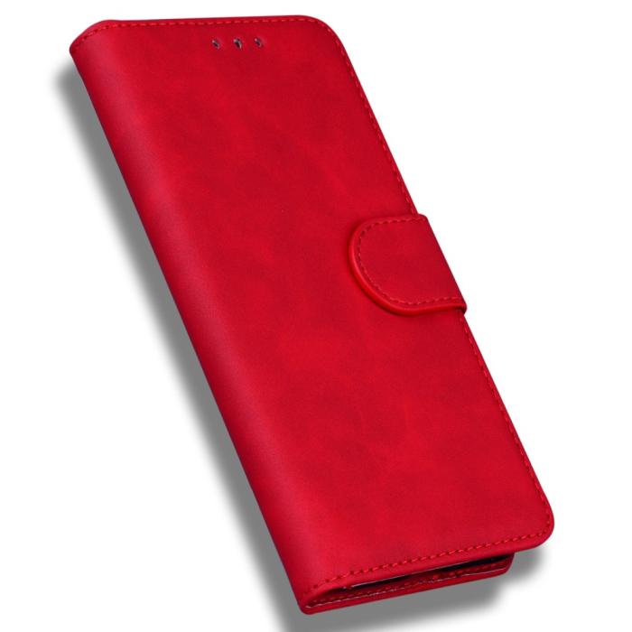 Bild 5, Sony Xperia 10 V Fodral Solid Läder Röd