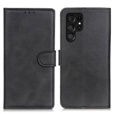 Samsung Galaxy S26 Ultra Fodral L&auml;der Svart