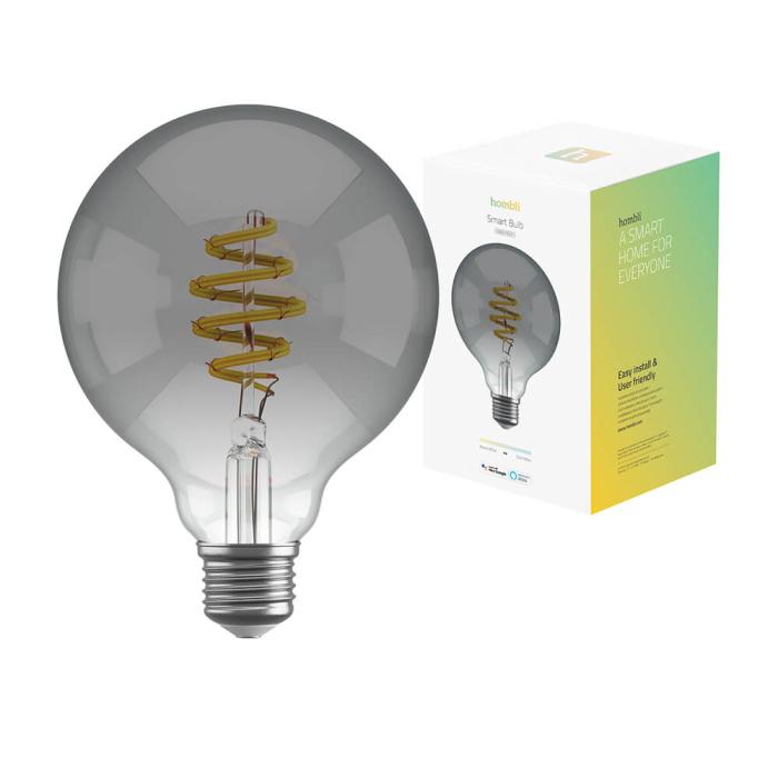 Bild 3, Hombli Smart Lampa Glödtråd E27 G95-Rök CCT
