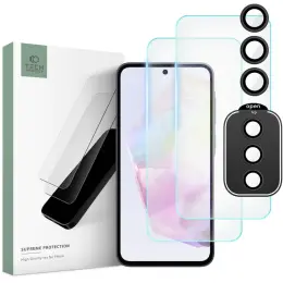 Tech-Protect Galaxy A35 5G 3-PACK Skärmskydd/Linsskydd