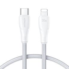 Joyroom 1.2m 20W USB-C - Lightning Nylon Laddningskabel Vit