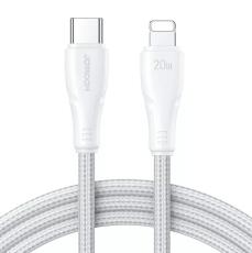 Joyroom 3m 20W USB-C - Lightning Nylon Laddningskabel Vit