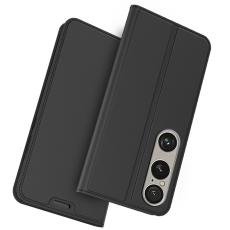 Sony Xperia 1 VII Fodral Flip L&auml;der Svart