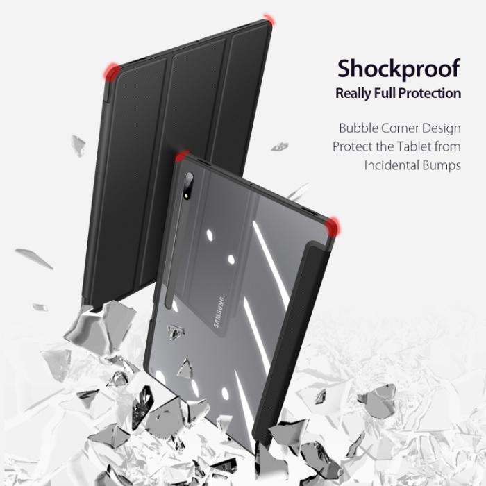 Bild 6, DUX DUCIS Galaxy Tab S8 Ultra Fodral TOBY Tri-Fold Svart