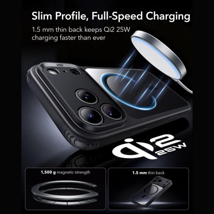 Bild 5, ESR iPhone 18 Pro / 17 Pro Skal MagSafe & Skärmskydd