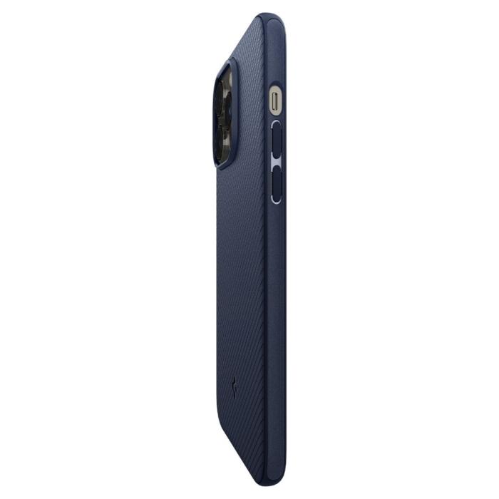 Bild 6, Spigen iPhone 14 Pro Max Skal MagSafe Mag Armor Navy Blue