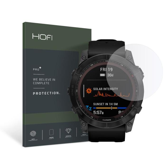 Bild 1, HOFI Garmin Fenix 7X Skärmskydd Pro+ Härdat Glas