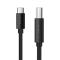 JASOZ 50cm USB-C till USB Type B 2.0 Svart