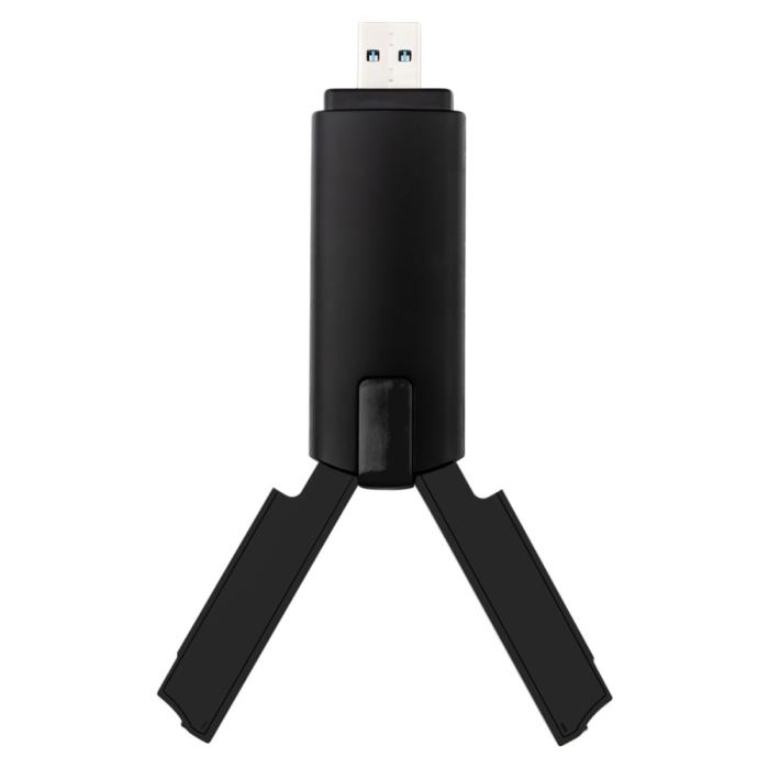 Bild 3, Wi-Fi Receiver USB 3.0 AX-3000 WiFi6 Nätverkskort Svart