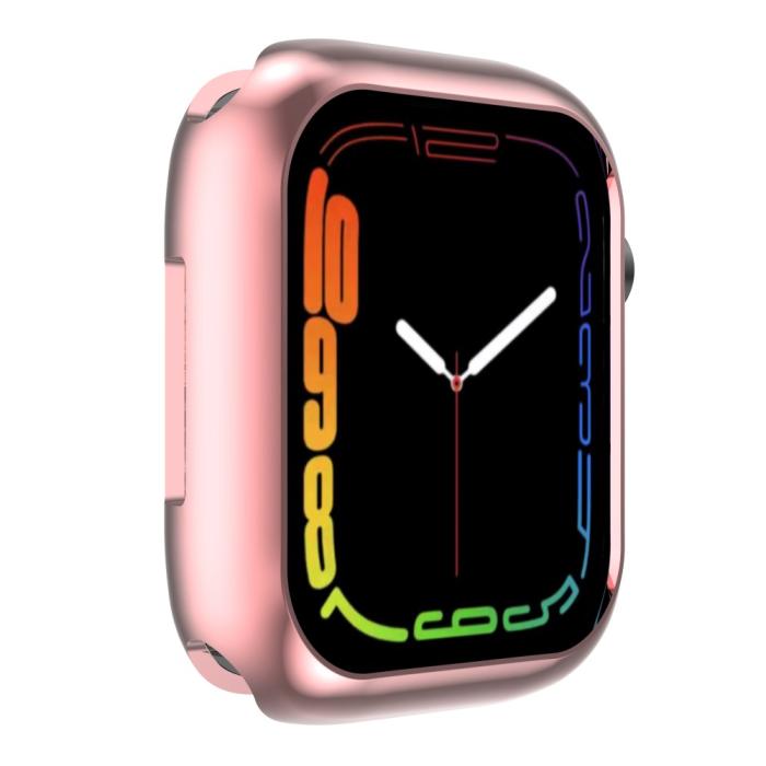Bild 3, Apple Watch 7/8 45mm Skal TPU Electroplate Rosa