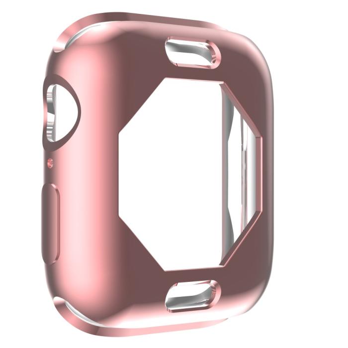 Bild 4, Apple Watch 7/8 45mm Skal TPU Electroplate Rosa