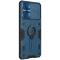 Samsung Galaxy S21 Plus - NILLKIN CamShield Armor Ring Skal - Blå