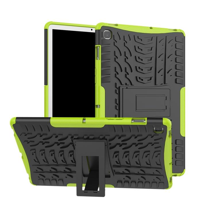 Bild 1, Samsung Galaxy Tab S5e - Rugged Kickstand Armor Skal - Grön