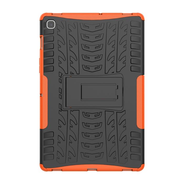 Bild 3, Samsung Galaxy Tab S5e - Rugged Kickstand Armor Skal - Orange