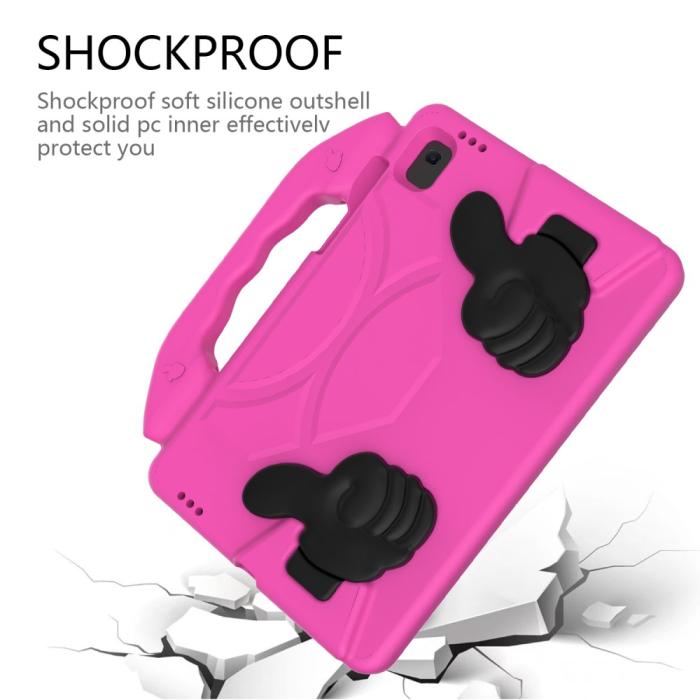 Bild 3, Samsung Galaxy Tab S5e - EVA Shockproof Kickstand Skal - Rosa