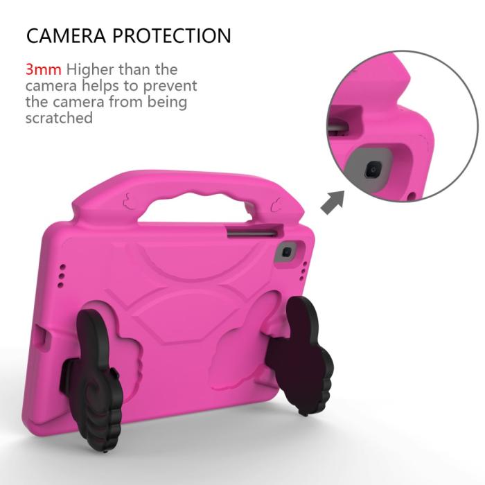 Bild 5, Samsung Galaxy Tab S5e - EVA Shockproof Kickstand Skal - Rosa