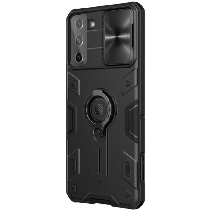 Bild 3, Samsung Galaxy S21 Plus - NILLKIN CamShield Armor Ring Skal - Svart