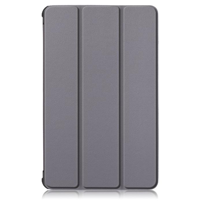 Bild 2, Lenovo Tab M8 2nd Gen (HD) Litchi Tri-Fold Fodral Grå