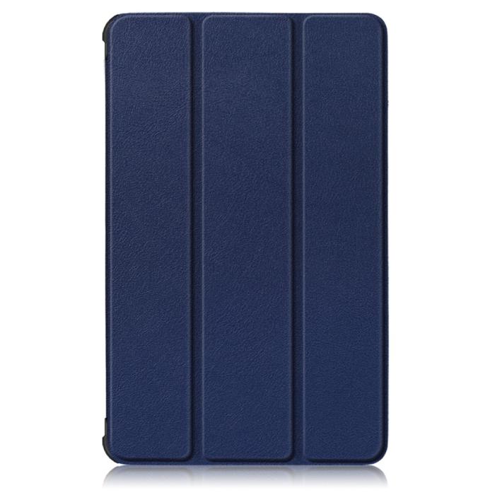 Bild 2, Lenovo Tab M8 2nd Gen (HD) Litchi Tri-Fold Fodral Mörk Blå