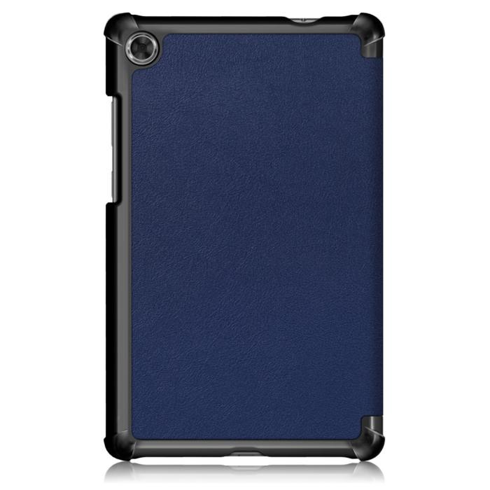Bild 3, Lenovo Tab M8 2nd Gen (HD) Litchi Tri-Fold Fodral Mörk Blå