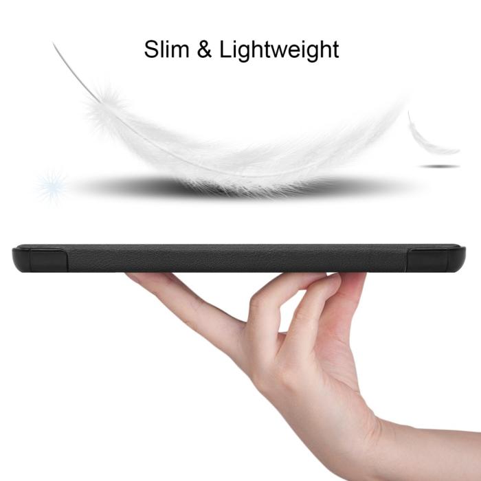 Bild 2, Lenovo Tab M8 2nd Gen (HD) Slimfit Tri-Fold Fodral Svart