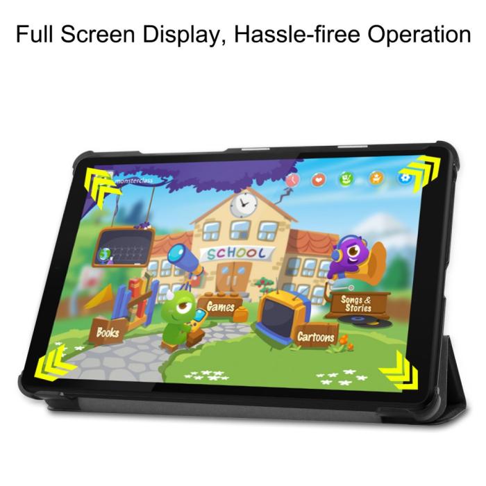 Bild 4, Lenovo Tab M8 2nd Gen (HD) Slimfit Tri-Fold Fodral Svart
