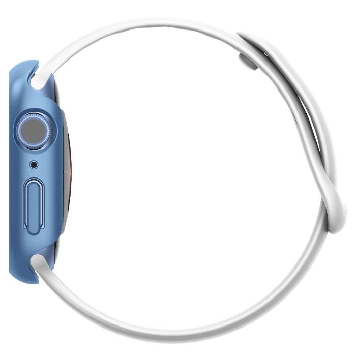 Bild 4, Spigen Apple Watch 7/8 45 mm Skal Thin Fit Blå