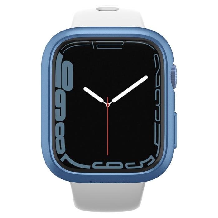 Bild 5, Spigen Apple Watch 7/8 45 mm Skal Thin Fit Blå