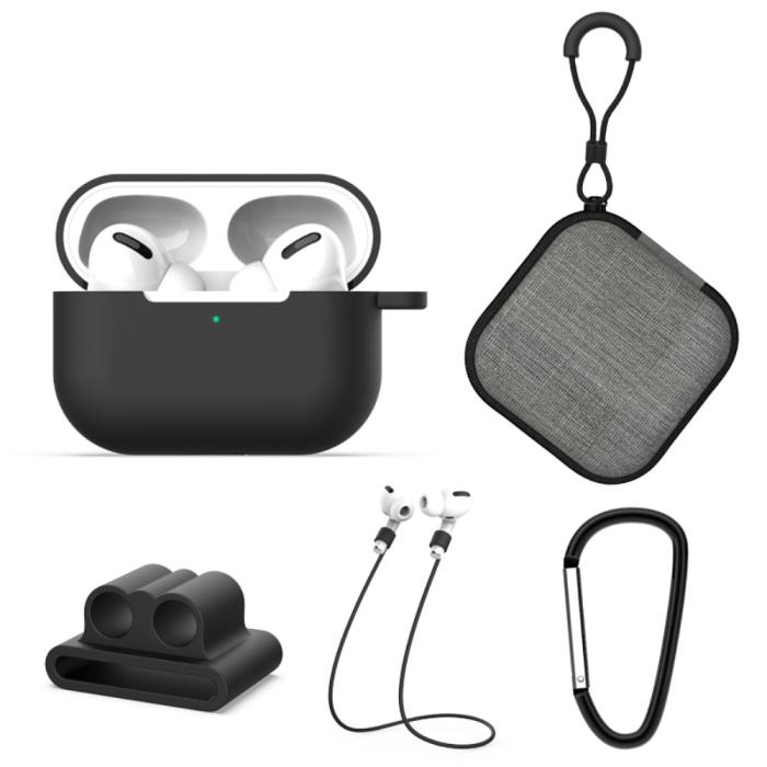 Bild 1, Komplett paket för dina AirPods Pro - Svart
