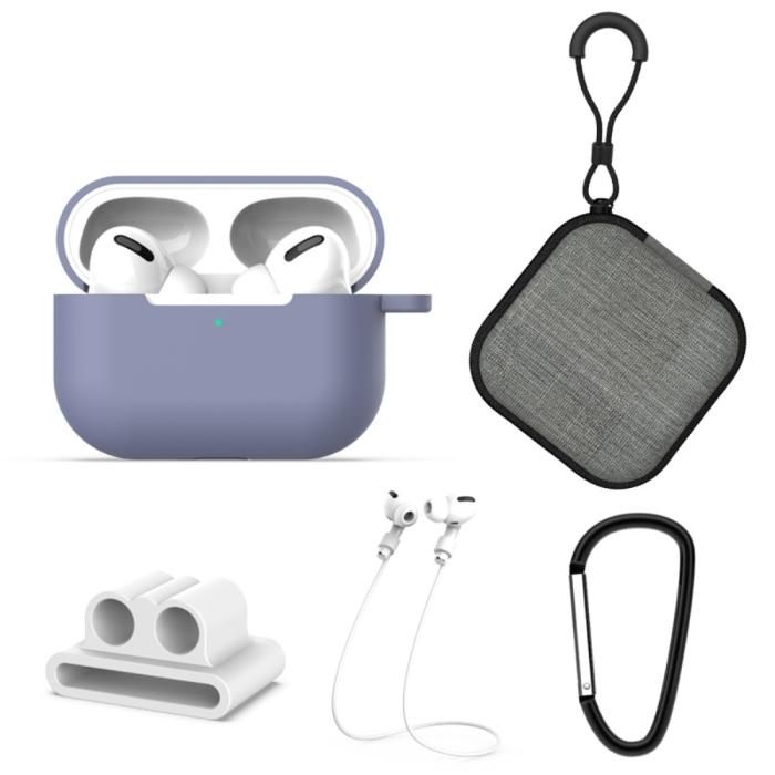 Bild 1, Komplett paket för dina AirPods Pro - Lila