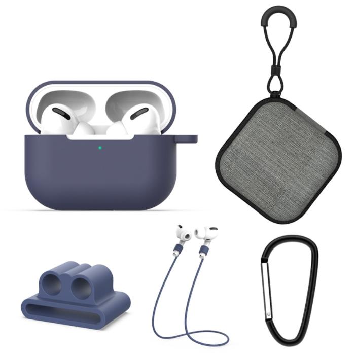 Bild 1, Komplett paket för dina AirPods Pro - Mörk Blå