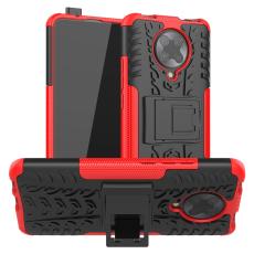 Xiaomi Poco F2 Pro - Stöttåligt Skal med Stöd - Röd