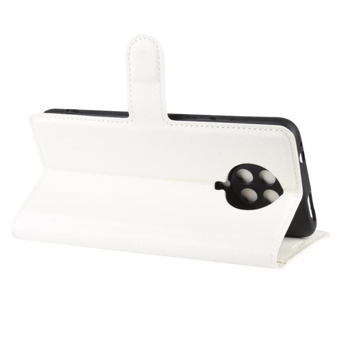 Bild 5, Xiaomi Poco F2 Pro - Litchi Plånboksfodral - Vit