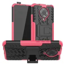 Xiaomi Poco F2 Pro - Stöttåligt Skal med Stöd - Rosa